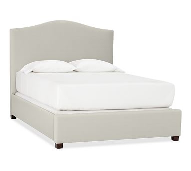 Raleigh Upholstered Bed, King, Basketweave Slub Oatmeal - Image 2