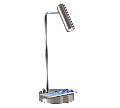 Gustave PB Charge LED Task Lamp, Brushed Steel - Image 0