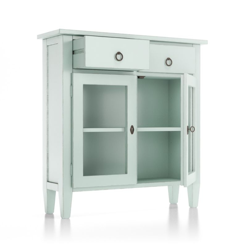 Stretto Blue Grey Entryway Cabinet - Image 2
