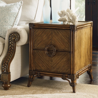 Bali Hai End Table with Storage - Image 0