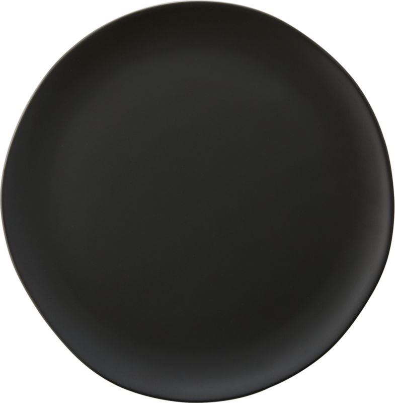 Crisp Matte Black Salad Plate - Image 4