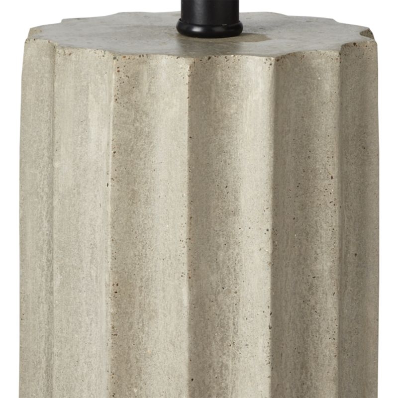 Scallop Concrete Table Lamp - Image 3