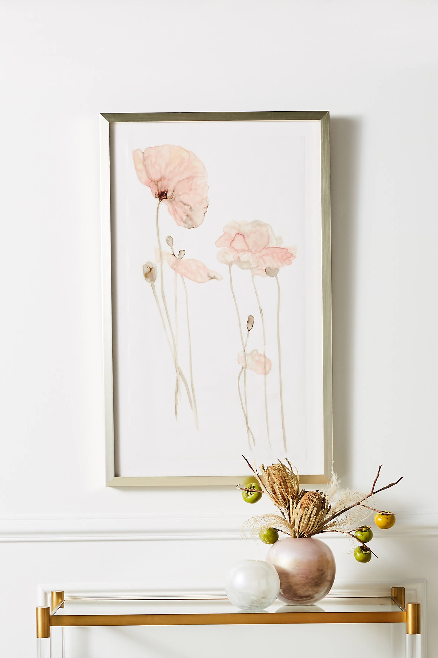 Translucent Floral Wall Art - Image 0