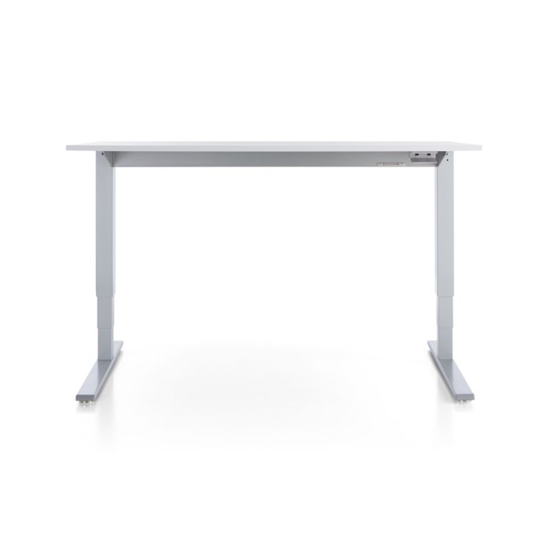 Humanscale ® Float ® Sit/Stand 60" White Desk - Image 7