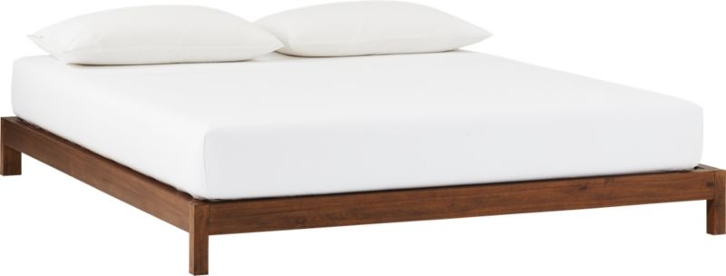Simple Wood Bed Base Queen - Image 5