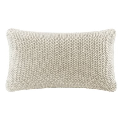 Elliott Knit Lumbar Pillow Cover - Image 0