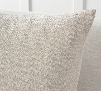 Stonewashed Cotton Pillow, 24", Navy - Image 1