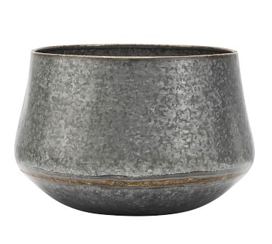 Low Galvanized Vases - Small - Image 3