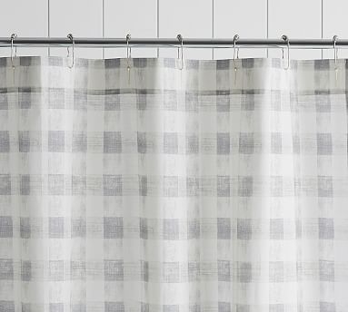 Del Mar Shower Curtain, 72", Gray - Image 2