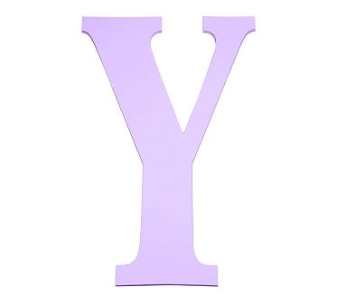 Large Harper Letter Y, Lavender - Image 0