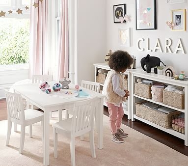 Carolina Large Kids' Table, Simply White - Image 2