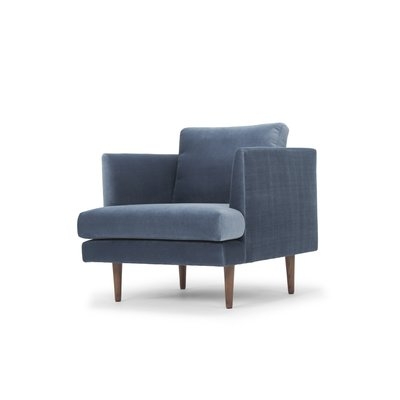 Norah Club Chair / Stax Dust Blue - Image 0