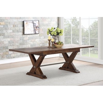 Polito Butterfly Leaf Trestle Dining Table - Image 0