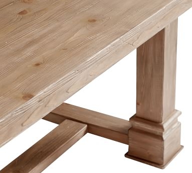 Lucca Extending Dining Table, Salvaged Pine, 92"L x 42"W - Image 4
