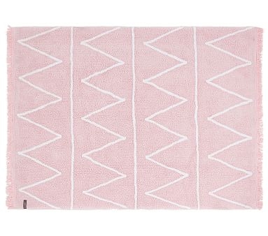 Lorena Canals Hippy Washable Rug Soft Pink 4' x 5' 3" - Image 0