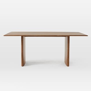 Anton Solid Wood Dining Table, 72", Burnt Wax - Image 3