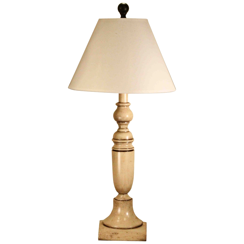 Shayla Antique Cream Candlestick Table Lamp - Style # 47R42 - Image 0