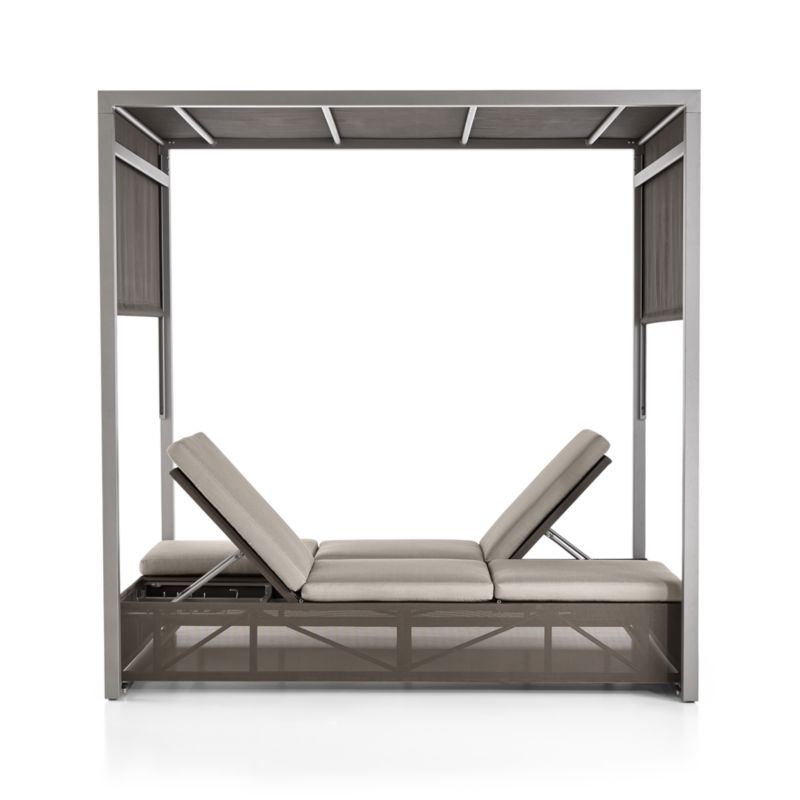 Dune Double Chaise Sofa Lounge with Canopy - Image 3