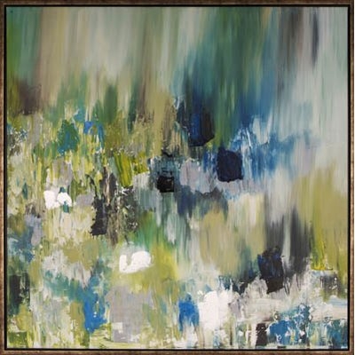 'Summer Pond II' Framed Painting - Image 0