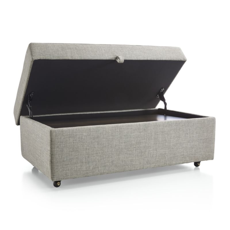 Barrett Storage Ottoman with Tray and Casters - Image 4