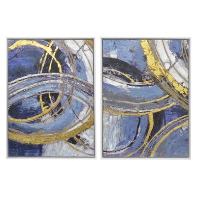 'Abstract' 2 Piece Framed Painting Print Set - Image 0