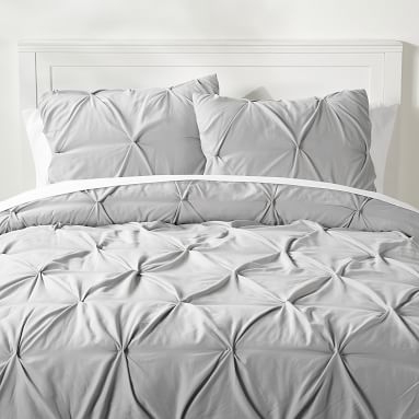 Microfiber Pintuck Comforter, Full/Queen, White - Image 5