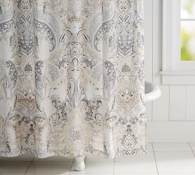 Celeste Cotton Shower Curtain, 72" - Image 3