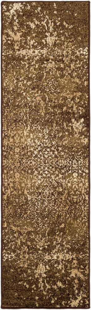 Paramount Brown Indoor 2'2" x 7'7" Machine Woven Rug - Image 1