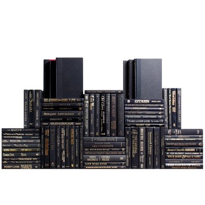 Authentic Decorative Books - By Color Modern Luxe Book Wall, Set of 75 (7.5 Linear Feet) - Image 0