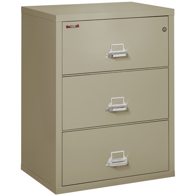 Fireproof 3-Drawer Lateral File Cabinet - Image 0