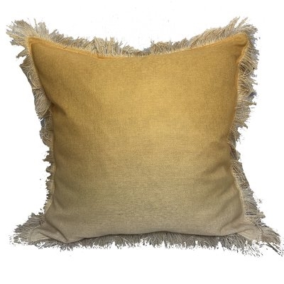 Weiler Ombre Fringe Throw Pillow - Image 0