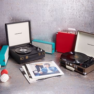 Crosley Snap Record Player, Black + Teal - Image 3