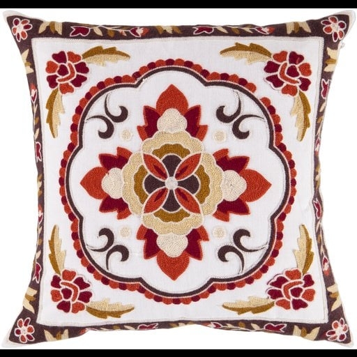 Botanical FF-025 18"L x 18"W Polyester Filled Pillow - Image 2
