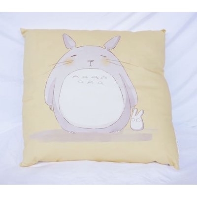 Krouse My Neighbor Totoro Cotton Throw Pillow - Image 0