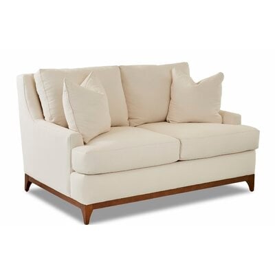 Madelyn 65" Recessed Arm Loveseat with Reversible Cushions - Image 0