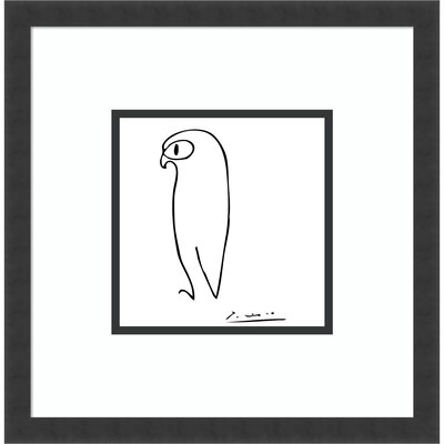 Owl by Pablo Picasso - Picture Frame Print on Paper - Image 0