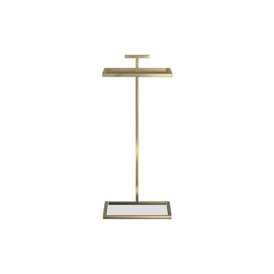 Martini Accent Table, Brass - Image 0