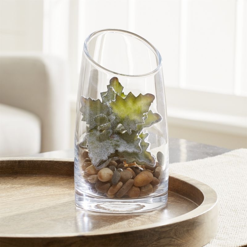 Slant Glass Vase 6.25" - Image 5