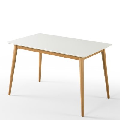 Bedwell Mid Century Wood Dining Table - Image 0