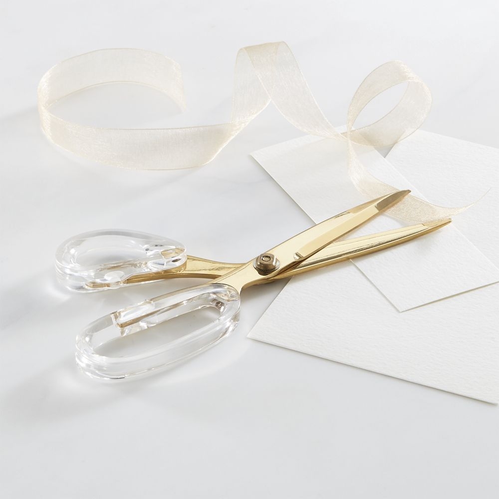 Russell + Hazel Gold and Acrylic Scissors - Image 0
