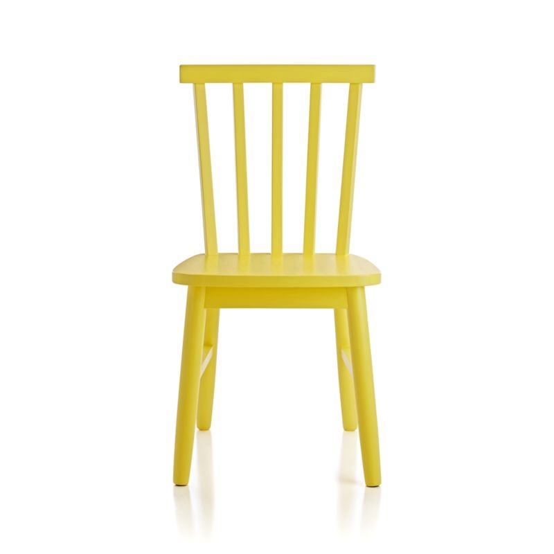 Shore Yellow Wood Kids Play Chair - Image 2
