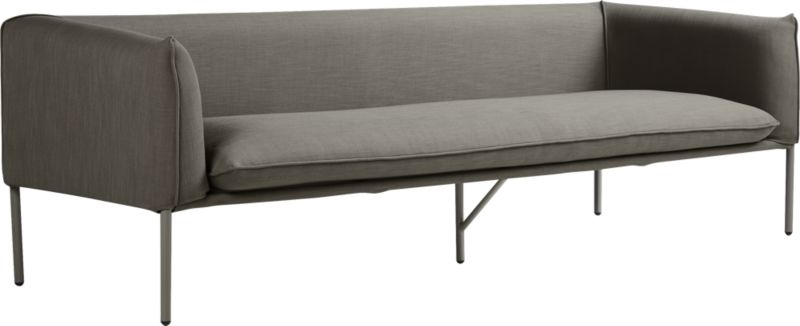 Novara Grey Outdoor Sofa - Image 3