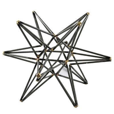 Clayton Gunmetal Star Sculpture - Image 0