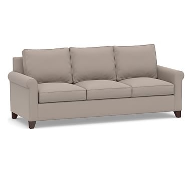 Cameron Roll Arm Upholstered Side Sleeper Sofa, Polyester Wrapped Cushions, Performance Everydayvelvet(TM) Carbon - Image 0