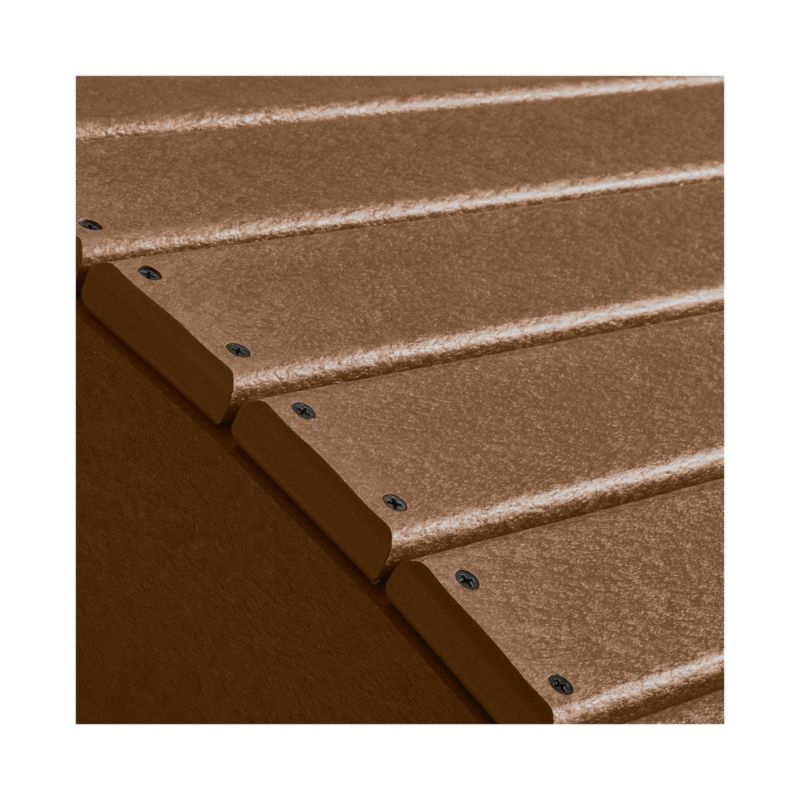 Vista II Teak Outdoor Adirondack Ottoman by POLYWOOD® - Image 3