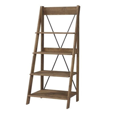 Rowley Solid Wood Ladder Bookcase - Image 0