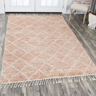 Doleman Hand-Knotted Wool Rust Area Rug - Image 0