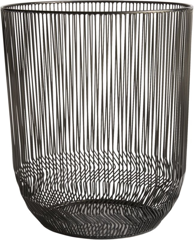 Veer Black Waste Basket - Image 1