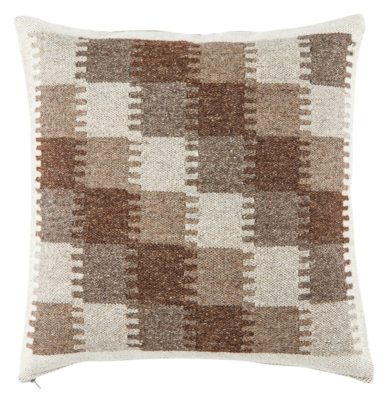 Design (US) Brown 20"X20" Pillow - Image 0