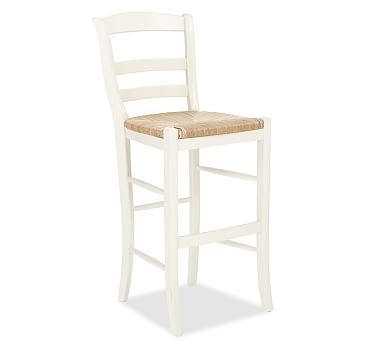 Isabella Barstool, Counter Height, Antique White - Image 0